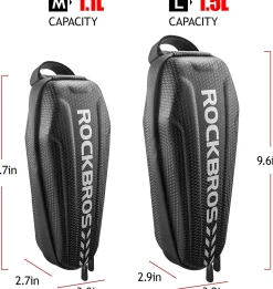 ROCKBROS Top Tube Bike Bag Bike Front Frame Bag EVA Bicycle Bag Below 6.2"/6.5"