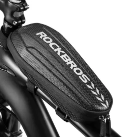 ROCKBROS Top Tube Bike Bag Bike Front Frame Bag EVA Bicycle Bag Below 6.2