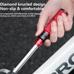 ROCKBROS 1/4 Torque 2–24Nm Micrometer Click Torque Wrench, 72-Tooth Gear Professional Precision ±3%High Accuracy