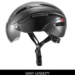 ROCKBROS Ultralight Magnetic Goggles Cycling Helmet