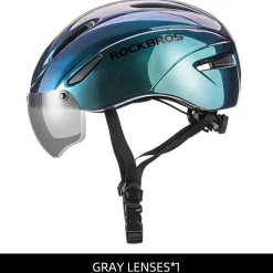 ROCKBROS Ultralight Magnetic Goggles Cycling Helmet