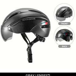 ROCKBROS Ultralight Magnetic Goggles Cycling Helmet