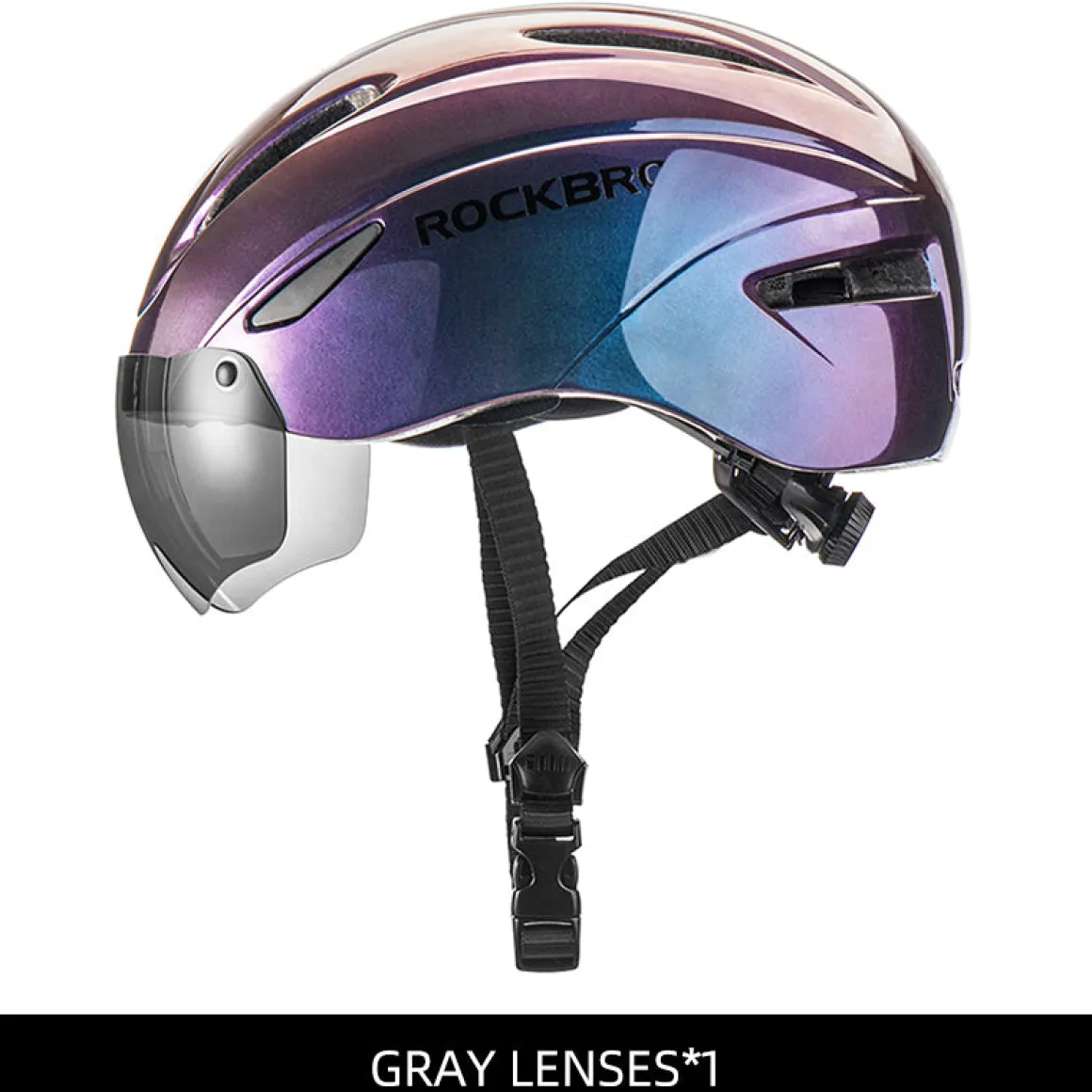 ROCKBROS Ultralight Magnetic Goggles Cycling Helmet
