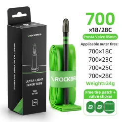 ROCKBROS Ultra-Light TPU Puncture-Resistant Inner Tube 24g 700x18/28C