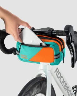 ROCKBROS Urban Rider Series Bike Handlebar Bag Large Capacity Shoulder Strap