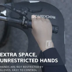 ROCKBROS USB Charging Heated Winter Handlebar Mittens for Winter Cycling