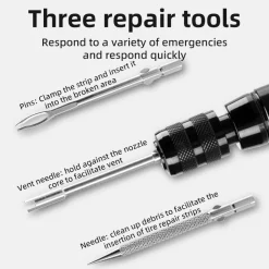 ROCKBROS Vacuum Aluminum Alloy Tire Repair Tool Compact Portable