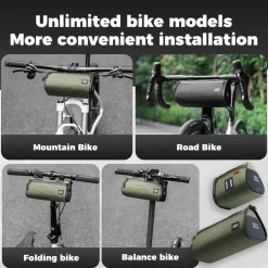 ROCKBROS Versatile 2 in 1 Bike Bag Waterproof Handlebar Bag With Shoulder Strap