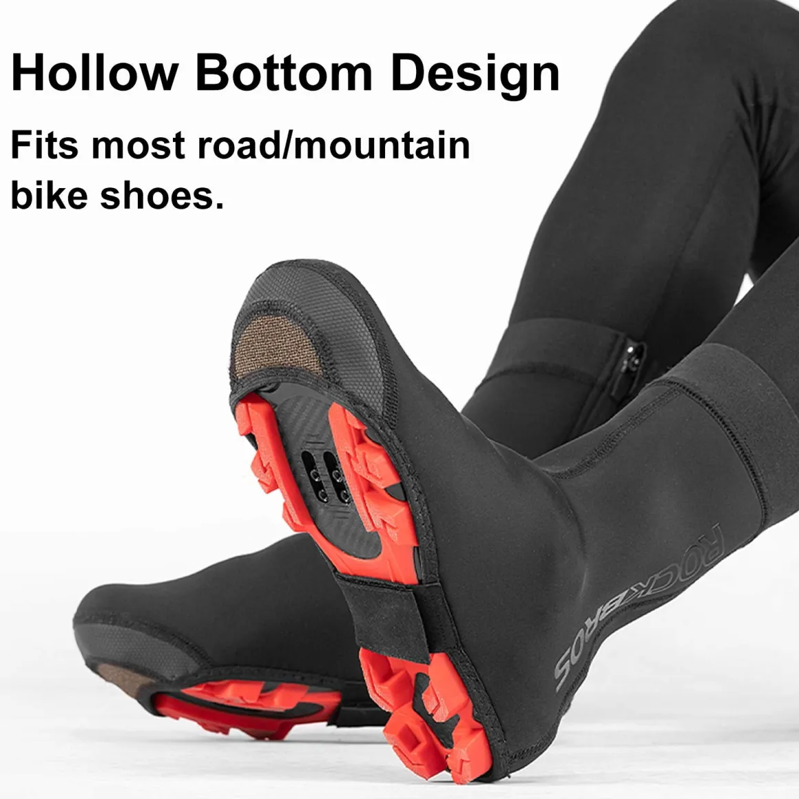 ROCKBROS Warm Windproof Water-Resistant Cycling Shoe Covers