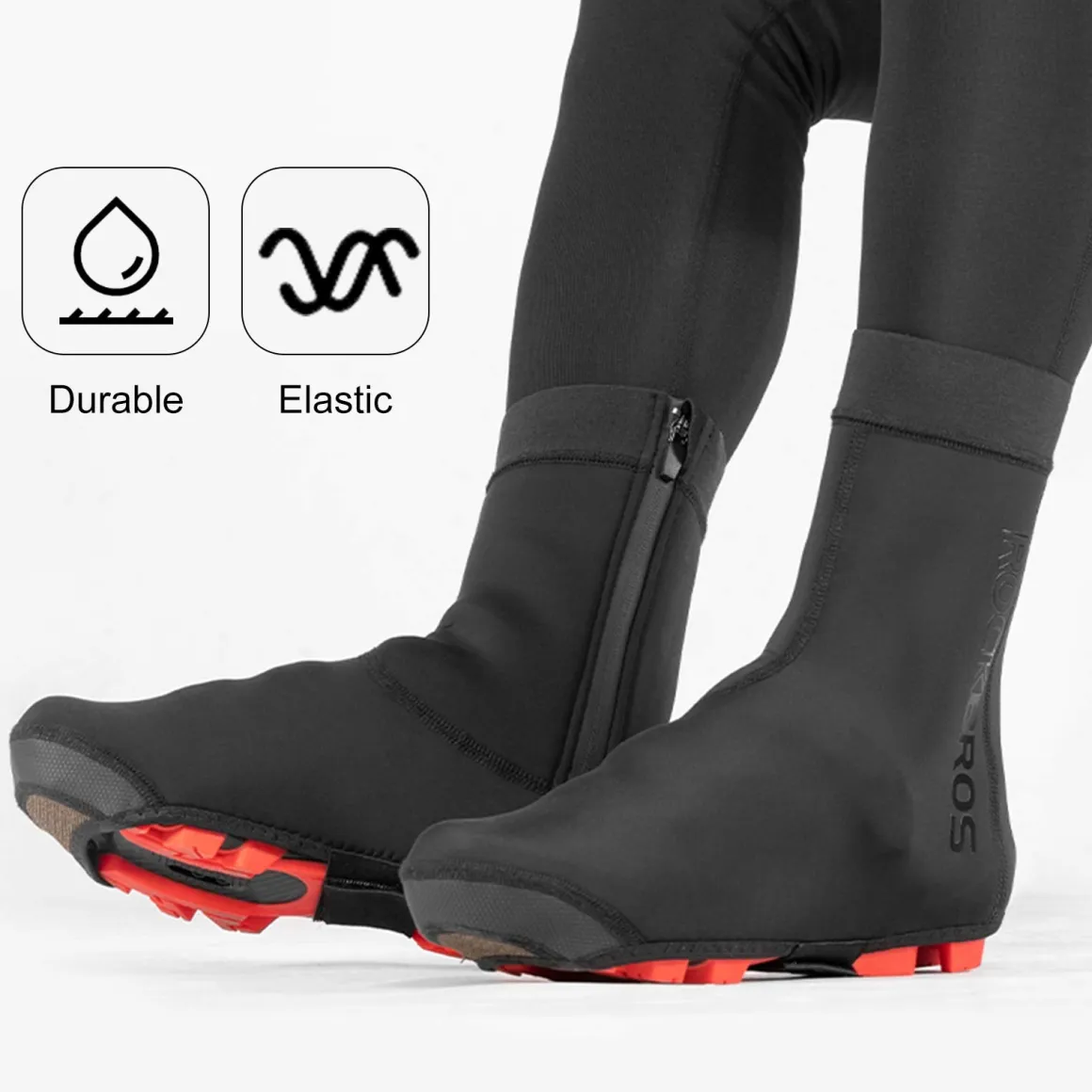 ROCKBROS Warm Windproof Water-Resistant Cycling Shoe Covers