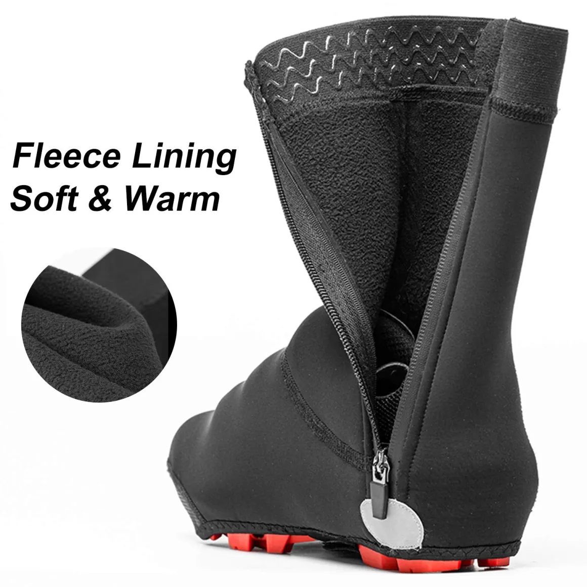 ROCKBROS Warm Windproof Water-Resistant Cycling Shoe Covers