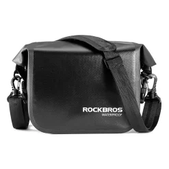 ROCKBROS Waterproof Bicycle Bag Folding Bike Front Basket Shoulder Pack Handlebar Bag