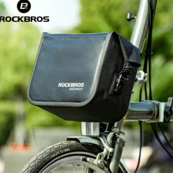 ROCKBROS Waterproof Bicycle Bag Folding Bike Front Basket Shoulder Pack Handlebar Bag