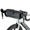 ROCKBROS Waterproof Bike Handlebar Bag Front Frame Storage Bag with Shoulder Strap