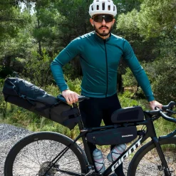 ROCKBROS Waterproof Bikepacking Saddle Bag 14L Adjustable Capacity Easy Install