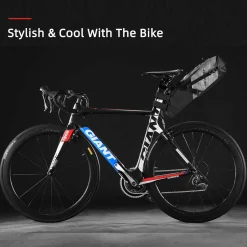 ROCKBROS Waterproof Bikepacking Saddle Bag 14L Adjustable Capacity Easy Install