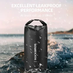 ROCKBROS Waterproof Dry Bag Heavy Durable Beach Backpack 2L 5L 10L 20L 30L Floating Dry Sack
