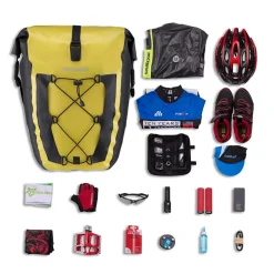 ROCKBROS Waterproof 27L Large Capacity Bike Rear Rack Bicycle Pannier Bag Waterproof