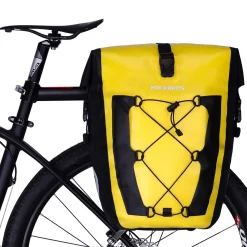 ROCKBROS Waterproof 27L Large Capacity Bike Rear Rack Bicycle Pannier Bag Waterproof