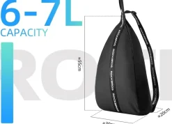 ROCKBROS Waterproof Motorcycle Helmet Backpack 7L Lightweight Storage Bag