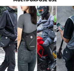 ROCKBROS Waterproof Motorcycle Drop Leg Bag Adjustable Durable 1L Capacity
