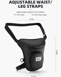 ROCKBROS Waterproof Tactical Drop Leg Bag Durable Adjustable Large Capacity