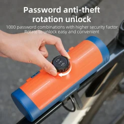 ROCKBROS Water-Resistant Bike Frame Bag with Password Lock