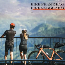 ROCKBROS Water-Resistant Triangle Bike Frame Saddle Bag Accessories for MTB Road Cycling