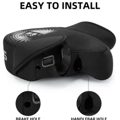 ROCKBROS Windproof Motorcycle Handlebar Muffs - Cold Weather Hand Warmers