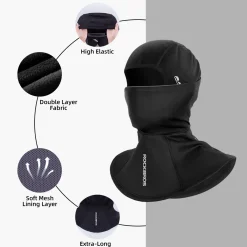ROCKBROS Windproof Ski Mask for Men, Breathable Motorcycle Mask