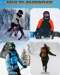 ROCKBROS Windproof Winter Balaclava Ski Mask for Kids
