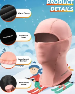 ROCKBROS Windproof Winter Balaclava Ski Mask for Kids