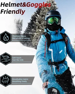 ROCKBROS Windproof Winter Balaclava Ski Mask for Kids