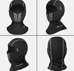 ROCKBROS Windproof Winter Fleece Balaclava for Men - Ski, Cycling, Motorcycle Mask