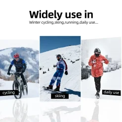 ROCKBROS Windproof Winter Fleece Balaclava for Men - Ski, Cycling, Motorcycle Mask