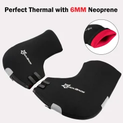ROCKBROS Winter Bike Handlebar Mittens - Windproof Thermal Pogies for MTB