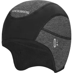 ROCKBROS Winter Cycling Caps for Men Women Windproof Hat with Sun Visor Under Helmet Liner