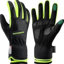 ROCKBROS Winter Cycling Gloves, Windproof Thermal Touchscreen Gloves for Men Women