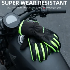 ROCKBROS Winter Cycling Gloves, Windproof Thermal Touchscreen Gloves for Men Women