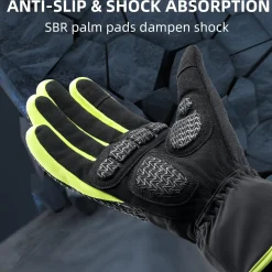 ROCKBROS Winter Cycling Gloves, Windproof Thermal Touchscreen Gloves for Men Women
