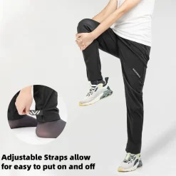 ROCKBROS Winter Cycling Pants Warm Ergonomics Men's Windproof Thermal Bicycling Pants