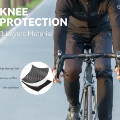 ROCKBROS Winter Cycling Pants for Men Thermal Windproof Mountain Bike Running Pants