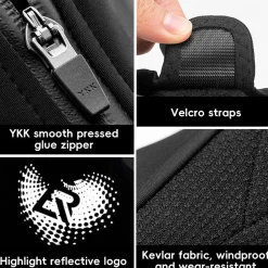 ROCKBROS Winter Cycling Shoe Covers, Thermal Windproof, Water-Resistant Overshoes