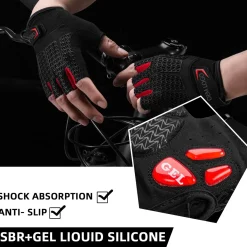 ROCKBROS Winter Cycling Windproof Anti-Slip Thermal Bike Gloves for Cycling,Biking,Running