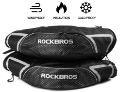 ROCKBROS Winter Handlebar Mittens - Extreme Cold Weather MTB Fat Bike Pogies