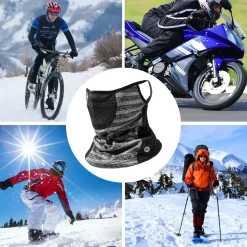ROCKBROS Winter Neck Gaiter Warmer with Ear Loops Cold Weather