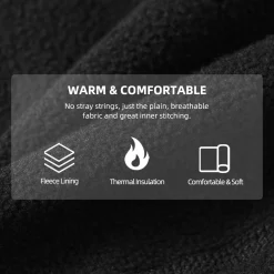 ROCKBROS Winter Neck Gaiter Warmer with Ear Loops Cold Weather