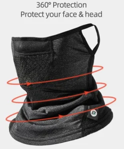 ROCKBROS Winter Neck Gaiter Warmer with Ear Loops Cold Weather