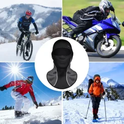 ROCKBROS Winter Ski Mask with Filter Pocket, Full Face Balaclava for Men Women