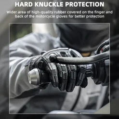 ROCKBROS Winter Touchscreen Motorcycle Gloves with Palm Padding & Knuckle Protection